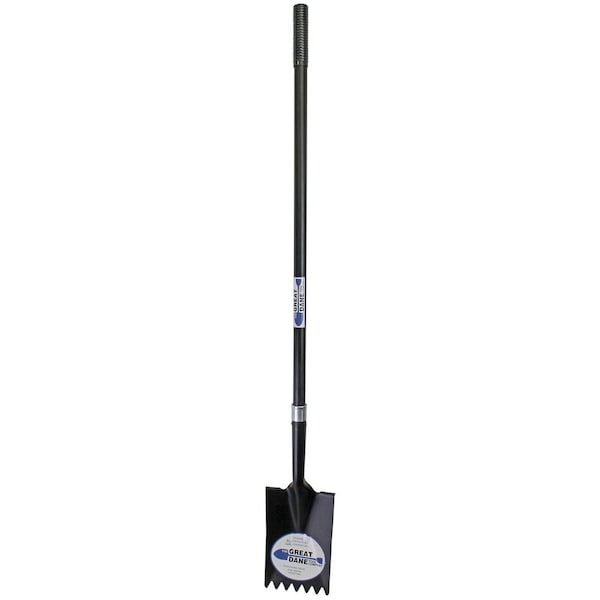 Tear-Off Spade W/ Fulcrum and Serrated Edge, Long Steel Handle, 3PK
